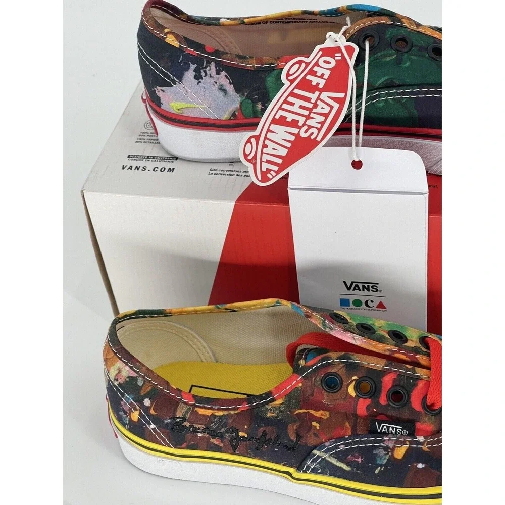 Vans Sneakers Authentic Moca Brenna Young Democratic Dollar Women Size‎ 6 New - Picture 4 of 12